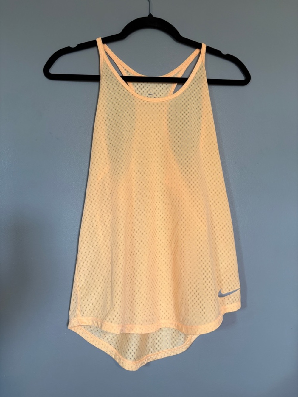 Nike Women’s Light Peach Mesh Racerback Tank